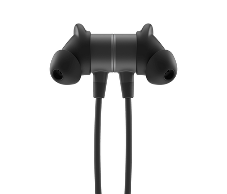 Auriculares Logitech Zone Wired Earbuds – En oreja, cableado 3.5 mm, grafito, 981-001008