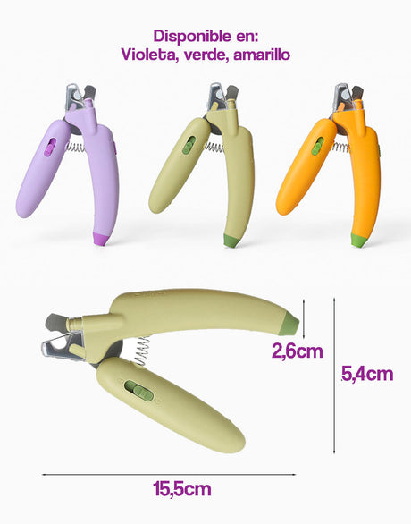 Corta uñas portátil para perros y gatos